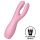 Satisfyer Threesome 3 - vibromasseur clitoridien rechargeable - rose