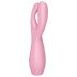Satisfyer Threesome 3 - vibromasseur clitoridien rechargeable - rose