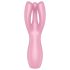 Satisfyer Threesome 3 - vibromasseur clitoridien rechargeable - rose