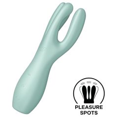   Satisfyer Threesome 3 - vibromasseur clitoridien rechargeable (menthe)