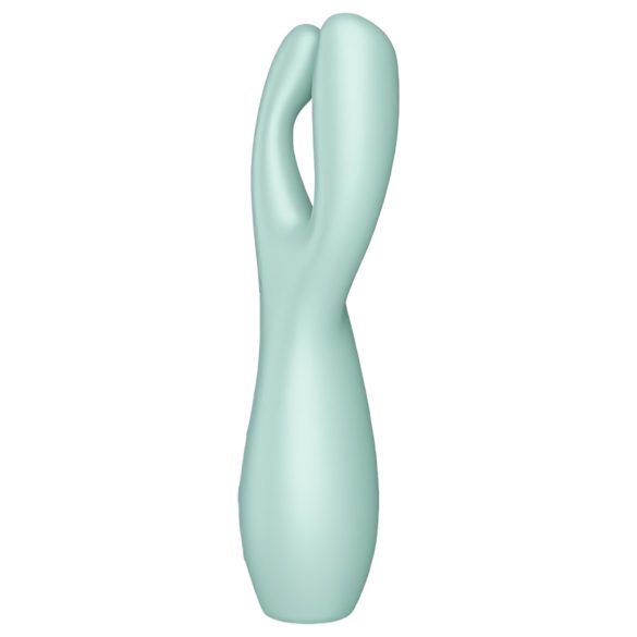 Satisfyer Threesome 3 - vibromasseur clitoridien rechargeable (menthe)