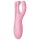 Satisfyer Threesome 4 - Vibromasseur clitoridien contrôlé par application (rose)