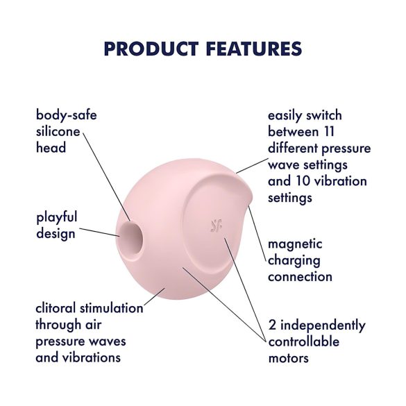 Satisfyer Sugar Rush - stimulateur clitoridien à ondes d’air - rose