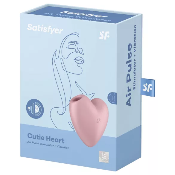 Satisfyer Cutie Heart - stimulateur clitoridien à ondes d'air rechargeable