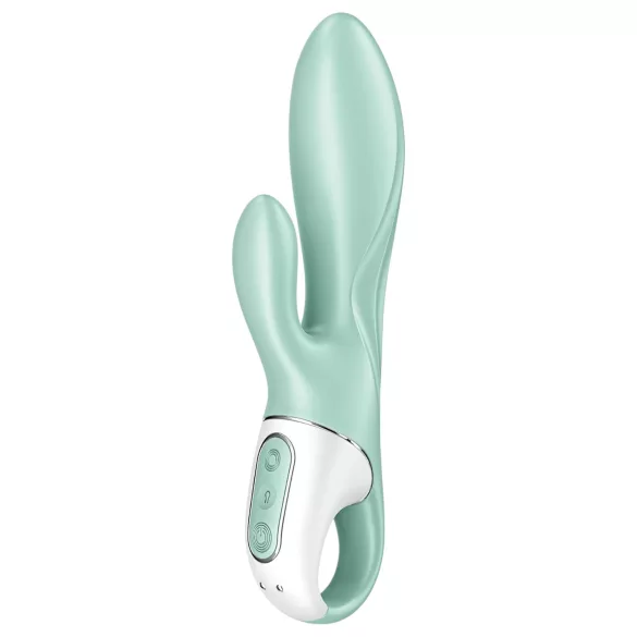 Satisfyer Air Pump Bunny 5 - Vibrateur gonflable contrôlé par application (menthe)