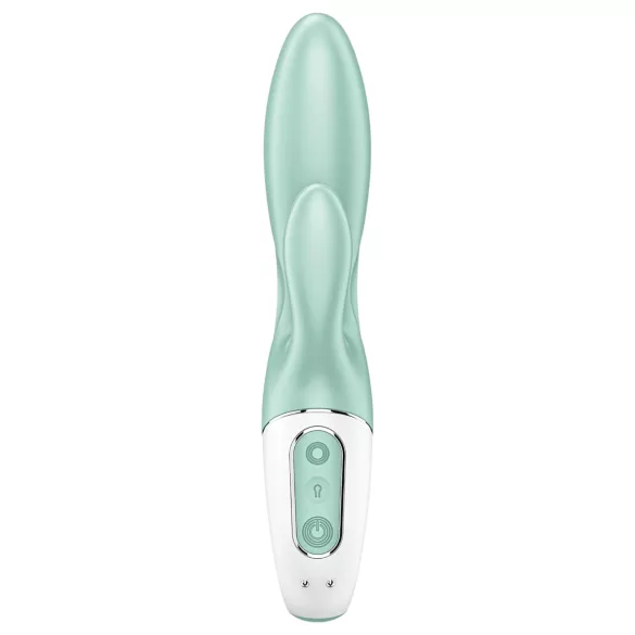 Satisfyer Air Pump Bunny 5 - Vibrateur gonflable contrôlé par application (menthe)