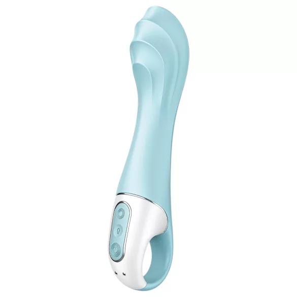 Satisfyer - Vibromasseur à air pulsé connecté - silicone bleu