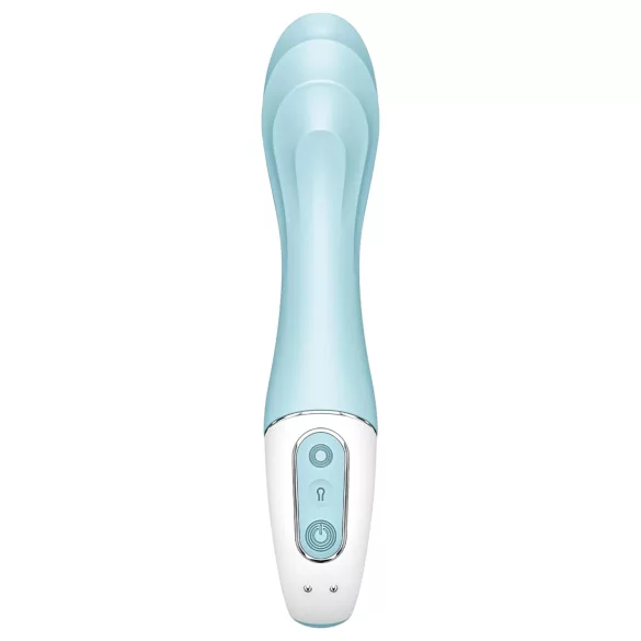 Satisfyer - Vibromasseur à air pulsé connecté - silicone bleu