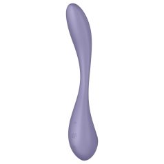   Satisfyer - vibromasseur point G flexible - connecté - silicone violet
