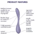 Satisfyer G-Spot Flex 5 - Vibromasseur point G connecté (violet)