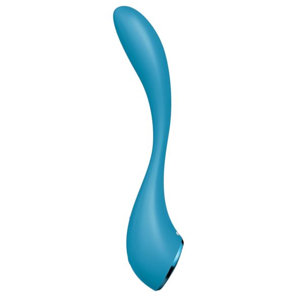 Satisfyer - Vibrateur point G flexible connecté - silicone vert