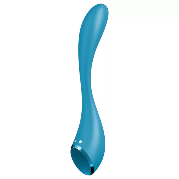 Satisfyer - Vibrateur point G flexible connecté - silicone vert