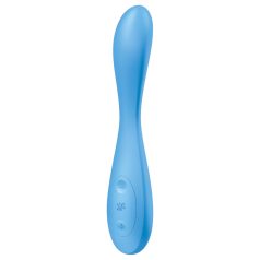   Satisfyer - Vibromasseur point G flexible connecté - silicone turquoise