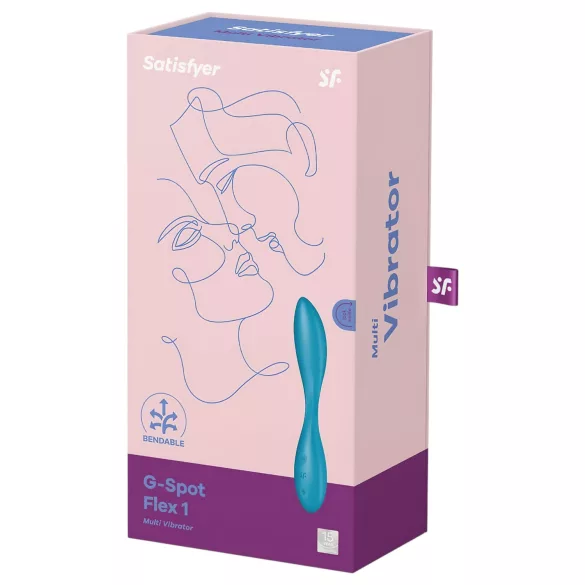 Satisfyer G-Spot Flex 1 - vibromasseur point G rechargeable et étanche (vert)