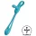 Satisfyer Plug & Play - vibromasseur anal rechargeable et cockring bleu