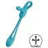 Satisfyer Plug & Play - vibromasseur anal rechargeable et cockring bleu