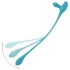 Satisfyer Plug & Play - vibromasseur anal rechargeable et cockring bleu
