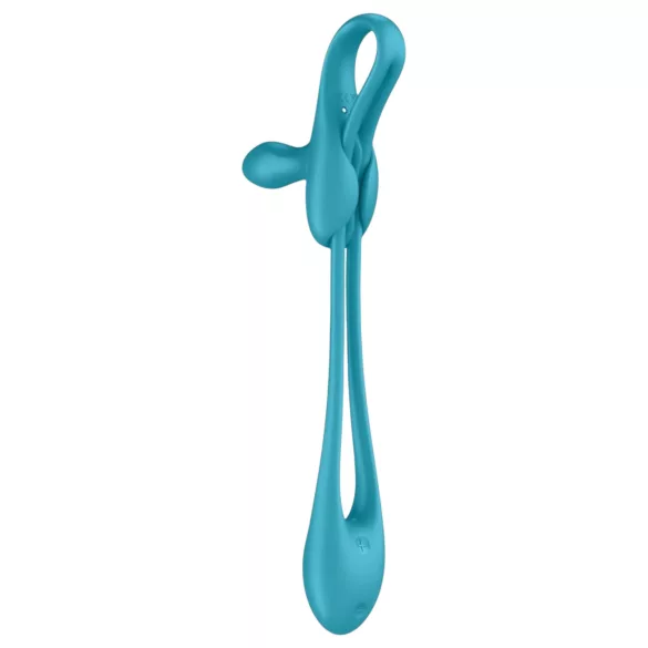 Satisfyer Plug & Play - vibromasseur anal rechargeable et cockring bleu