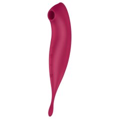   Satisfyer Twirling Pro - vibromasseur clitoridien 2 en 1 connecté - rouge