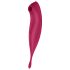 Satisfyer Twirling Pro - vibromasseur clitoridien 2 en 1 connecté - rouge