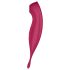 Satisfyer Twirling Pro - vibromasseur clitoridien 2 en 1 connecté - rouge