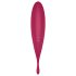 Satisfyer Twirling Pro - vibromasseur clitoridien 2 en 1 connecté - rouge