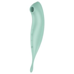   Satisfyer Twirling Pro - stimulateur clitoridien 2-en-1 vibrant - menthe