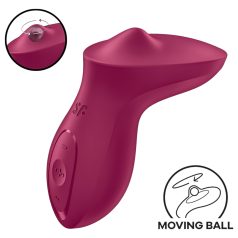   Satisfyer Exciterrr - vibromasseur clitoridien perles rotatives - rouge