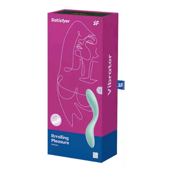 Satisfyer Rrrolling - vibromasseur point G à bille rotative (menthe)