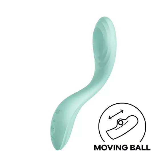 Satisfyer Rrrolling - vibromasseur point G à bille rotative (menthe)