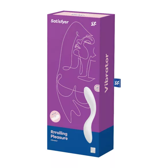 Satisfyer Rrrolling - vibromasseur point G à bille mobile (blanc)