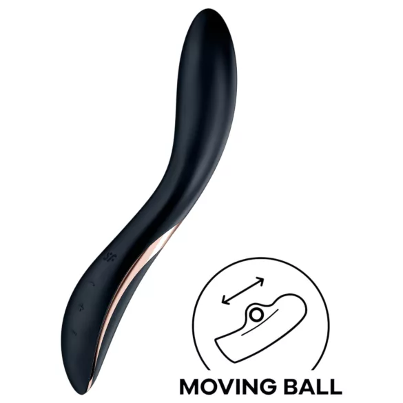Satisfyer Rrrolling - vibromasseur point G à bille rotative (noir)