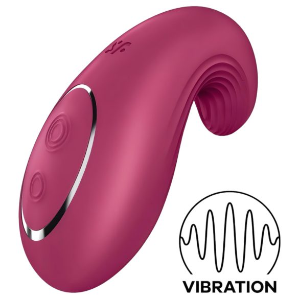Satisfyer Dipping Delight - Vibrateur Clitoridien Rechargeable (Rouge)