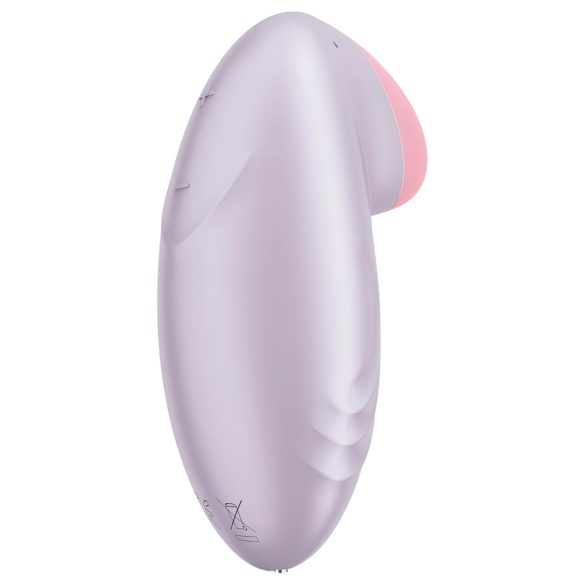 Satisfyer - Vibromasseur clitoridien connecté - silicone violet