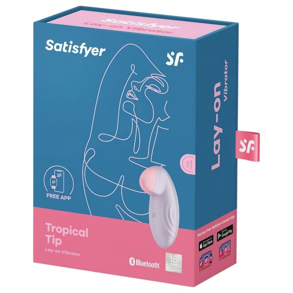 Satisfyer - Vibromasseur clitoridien connecté - silicone violet