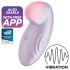 Satisfyer - Vibromasseur clitoridien connecté - silicone violet
