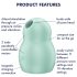 Satisfyer Pro To Go 1 - stimulateur clitoridien à ondes d'air rechargeable (menthe)