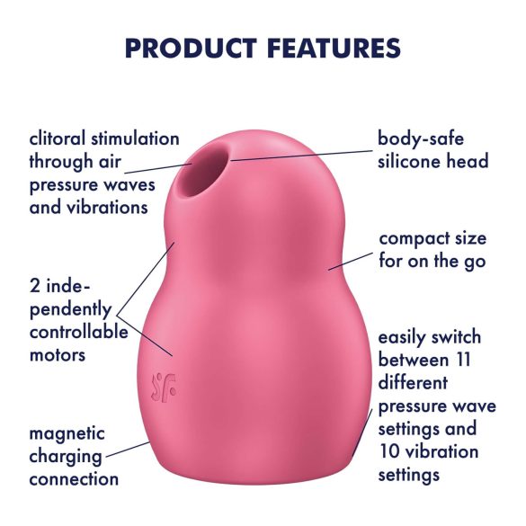 Satisfyer Pro To Go 1 - stimulateur clitoridien à ondes pulsées rechargeable