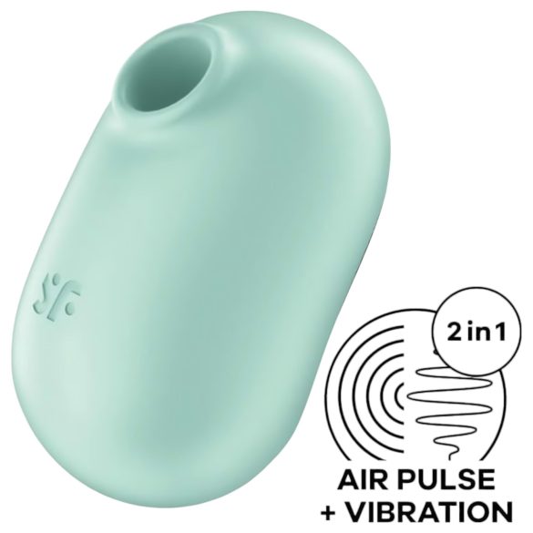 Satisfyer Pro To Go 2 - Stimulateur Clitoridien Rechargeable à Air Pulsé (Menthe)