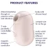 Satisfyer Pro To Go 2 - stimulateur clitoridien à ondes d’air - beige