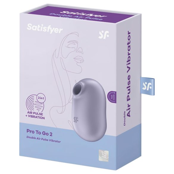 Satisfyer Pro To Go 2 - stimulateur clitoridien par ondes - rechargeable