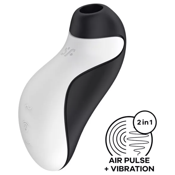 Satisfyer Orca - stimulateur clitoridien à ondes d’air étanche - noir et blanc