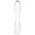 Satisfyer Dazzling Crystal 1 - godemichet double en verre - transparent