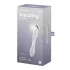 Satisfyer Dazzling Crystal 1 - godemichet double en verre - transparent
