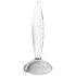 Satisfyer Sparkling Crystal - gode en verre nervuré - transparent