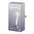 Satisfyer Sparkling Crystal - gode en verre nervuré - transparent