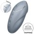 Satisfyer - Vibromasseur clitoridien 2en1 Tap & Climax 1 - silicone gris