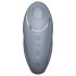 Satisfyer - Vibromasseur clitoridien 2en1 Tap & Climax 1 - silicone gris
