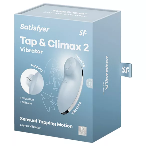 Satisfyer - stimulateur clitoridien et vibromasseur 2en1 - bleu