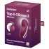 Satisfyer - Stimulateur clitoridien et vibromasseur 2 en 1 - rouge